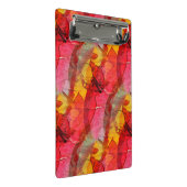 水彩画の芸術の赤い黄色 ミニクリップボード (アングル)