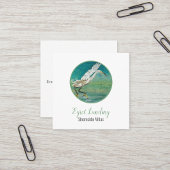 水彩画の華やかな海老 スクエア名刺