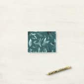 水彩画の落ち葉10 ポストイット (デスク上)