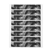 水彩画の落ち葉9 ラップアラウンドラベル (シート)