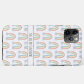 水彩画の虹が輝く「あなたは私の太陽」デザイン Case-Mate iPhoneケース (裏面(横))