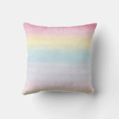 水彩画の虹のパステル-すべての選択 クッション (裏面)
