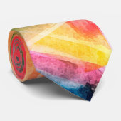 水彩画の虹の人" s ネクタイ (ロール)