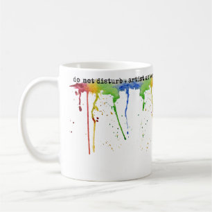 水彩画の虹の*Artist*のマグ コーヒーマグカップ