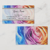 水彩画の虹は上がりました 名刺 (正面/裏面)