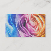 水彩画の虹は上がりました 名刺 (裏面)