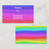 水彩画の虹、 名刺 (正面/裏面)