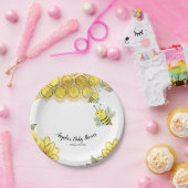 水彩画の蜂のベビーショーのパーティーの紙皿 ペーパープレート (パーティー)