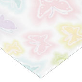 水彩画の蝶が付いている背景 テーブルクロス (アングル)