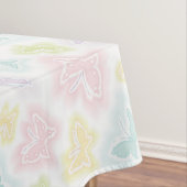 水彩画の蝶が付いている背景 テーブルクロス (インサイチュ)