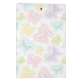 水彩画の蝶が付いている背景 ミニクリップボード (裏面)