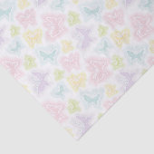 水彩画の蝶が付いている背景 薄葉紙 (詳細)