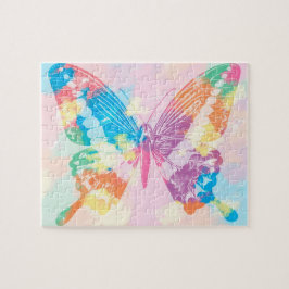 水彩画の蝶 ジグソーパズル