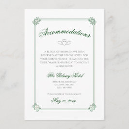 水彩画の行先: アイルランドの調節 エンクロージャーカード