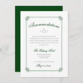 水彩画の行先: アイルランドの調節 エンクロージャーカード (正面/裏面)