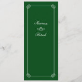 水彩画の行先: アイルランドメニュー メニュー (裏面)