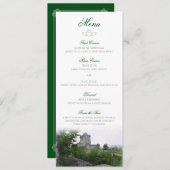 水彩画の行先: アイルランドメニュー メニュー (正面/裏面)