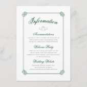 水彩画の行先: アイルランド情報 エンクロージャーカード (正面)