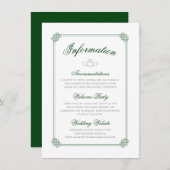 水彩画の行先: アイルランド情報 エンクロージャーカード (正面/裏面)