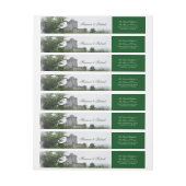 水彩画の行先: アイルランド ラップアラウンドラベル (シート)