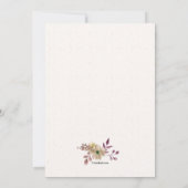 水彩画の表現の悔やみや弔慰のサンキューカード サンキューカード (裏面)