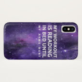 水彩画の読書トレーニングの場合 Case-Mate iPhoneケース (裏面(横))