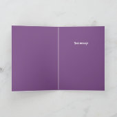 水彩画の豪華な虹の夢のキャッチャー カード (内部)