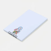 水彩画の豪華な虹の夢のキャッチャー ポストイット (アングル)