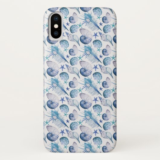 水彩画の貝 Case-Mate iPhoneケース (裏面)