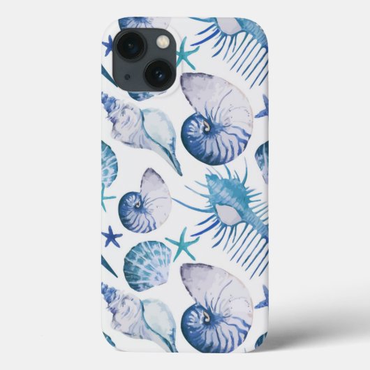 水彩画の貝 Case-Mate iPhoneケース (裏面)