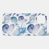 水彩画の貝 Case-Mate iPhoneケース (裏面 (横))