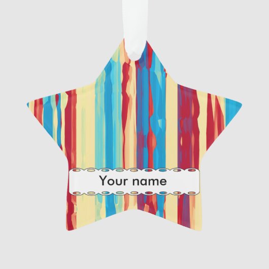 水彩画の質 オーナメント (正面)