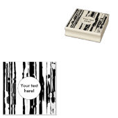 水彩画の質 ラバースタンプ (押印)