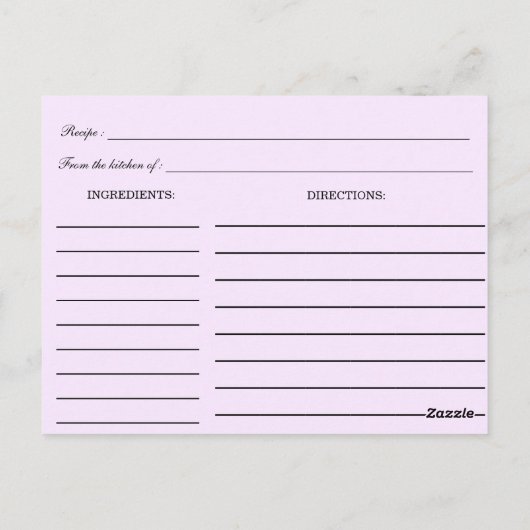 水彩画の赤いバラによってはブライダルシャワーのレシピが開花します ポストカード (裏面)