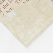 水彩画の農場のコラージュのブタ フリースブランケット (角)