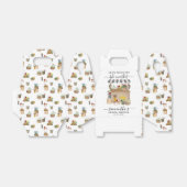 水彩画の農場の花市場 ブライダルシャワー フェイバーボックス (折り畳みなし)