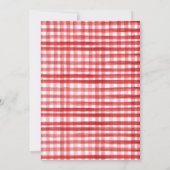 水彩画の農場をテーマにしたベビーシャワーの招待状 招待状 (裏面)