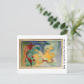 水彩画の郵便はがきショーのアルバム2 nr 5 ポストカード (スタンド正面)