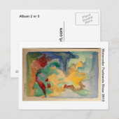 水彩画の郵便はがきショーのアルバム2 nr 5 ポストカード (正面/裏面)