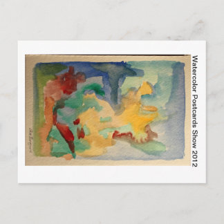 水彩画の郵便はがきショーのアルバム2 nr 5 ポストカード