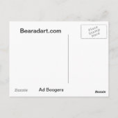 水彩画の郵便はがきショー ポストカード (裏面)