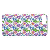 水彩画の野生の花のサボテンパターン Case-Mate iPhoneケース (裏面(横))