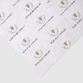 水彩画の野生の花の蜂蜜の養蜂場 薄葉紙 (詳細)