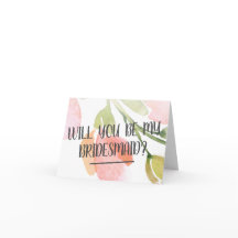 水彩画の開花私の新婦付添人です