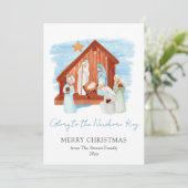 水彩画の降誕シーン　栄光の新生王 シーズンカード (スタンド正面)