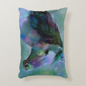 水彩画の馬 アクセントクッション (正面(垂直))