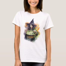 水彩画の魔女 Tシャツ