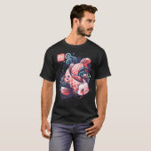 水彩画の鯉 Tシャツ (正面フル)