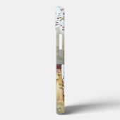 水彩画の黄色い家 花の植え込み ガーデン スイート Case-Mate iPhoneケース (裏面 / 左)