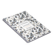 水彩画の黒は果実にモノグラムのレシピ|を残します ノートブック (右側)